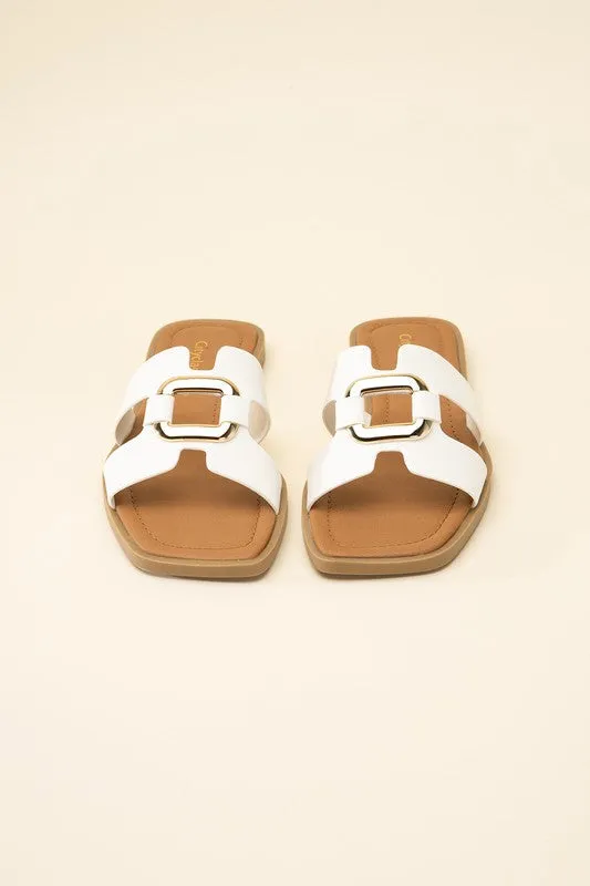 FENG - Flat Open -Toe Slides