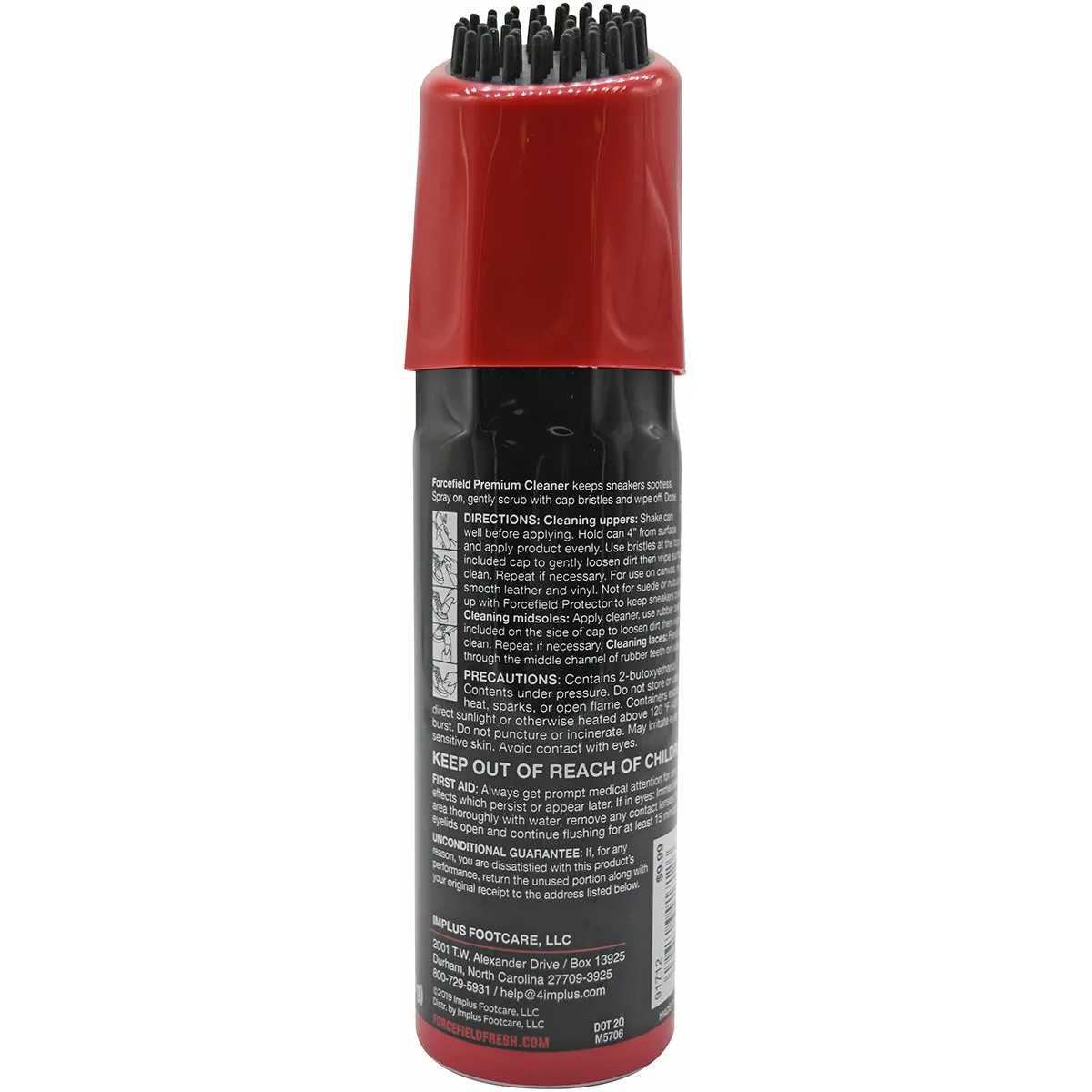 Forcefield Premium Sneaker Cleaner with Scrub Cap