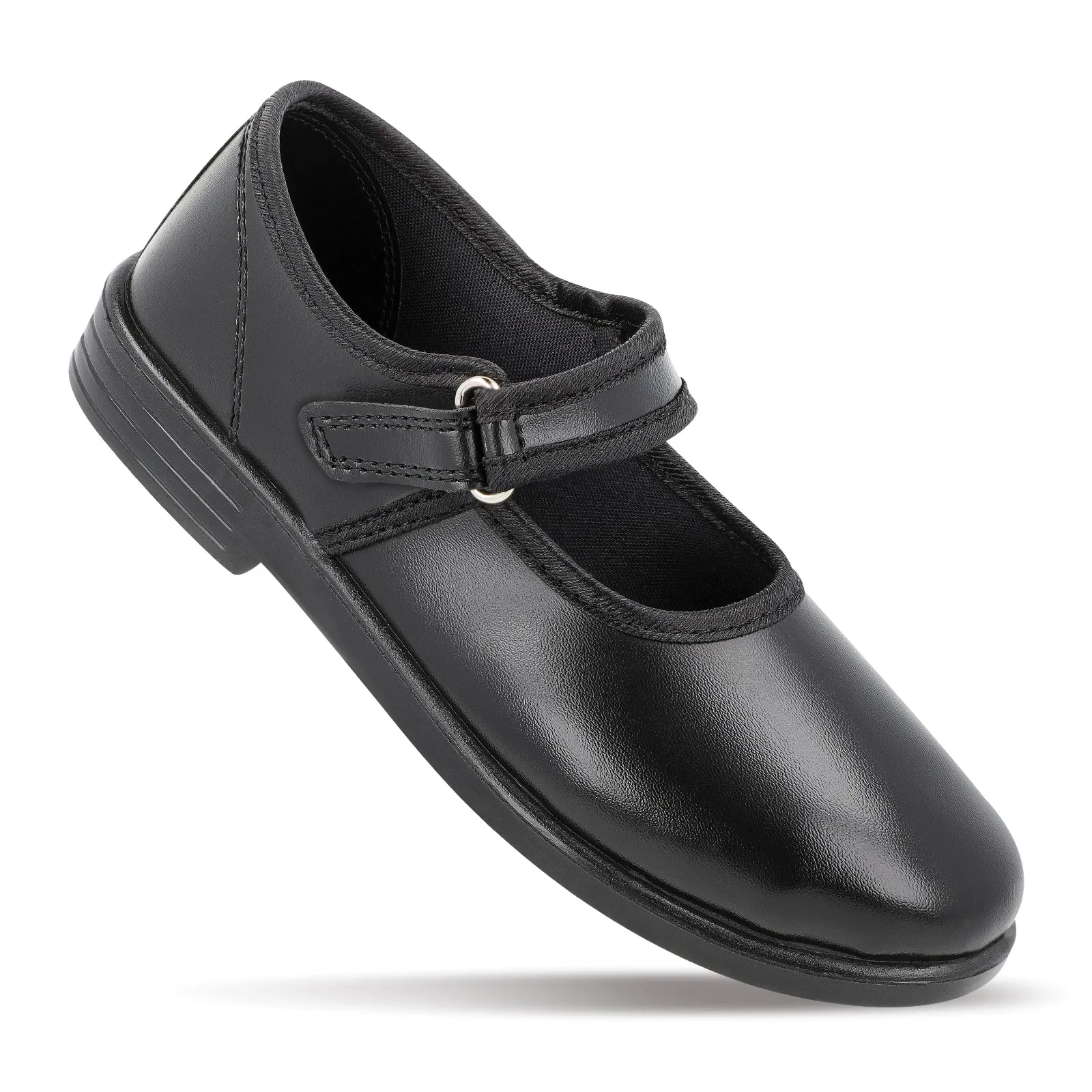 Girls School shoe -WV552 Black