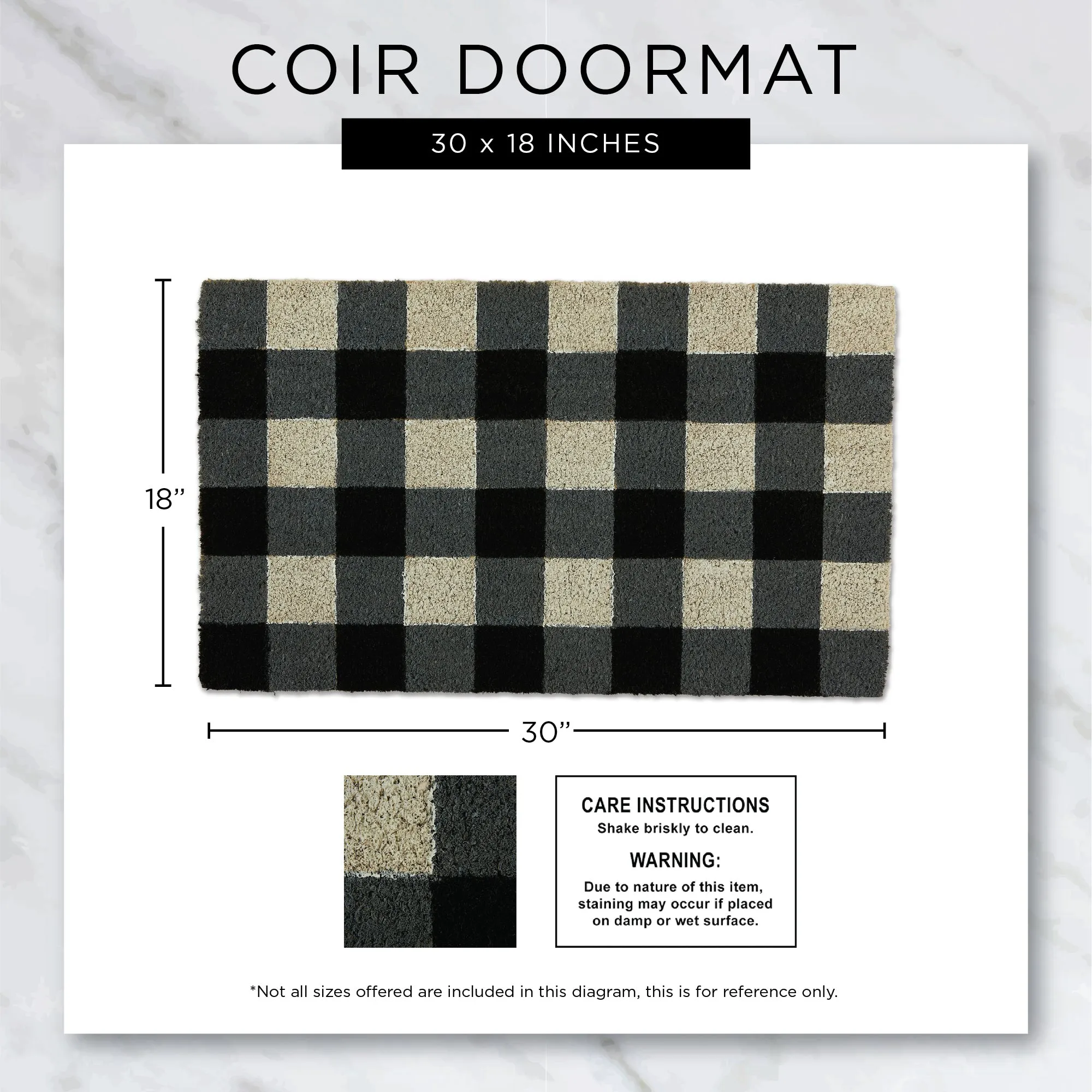 Harlequin Doormat
