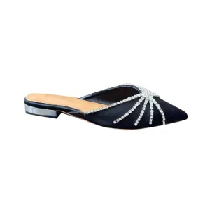 JOHSI Diamante Slippers Slides
