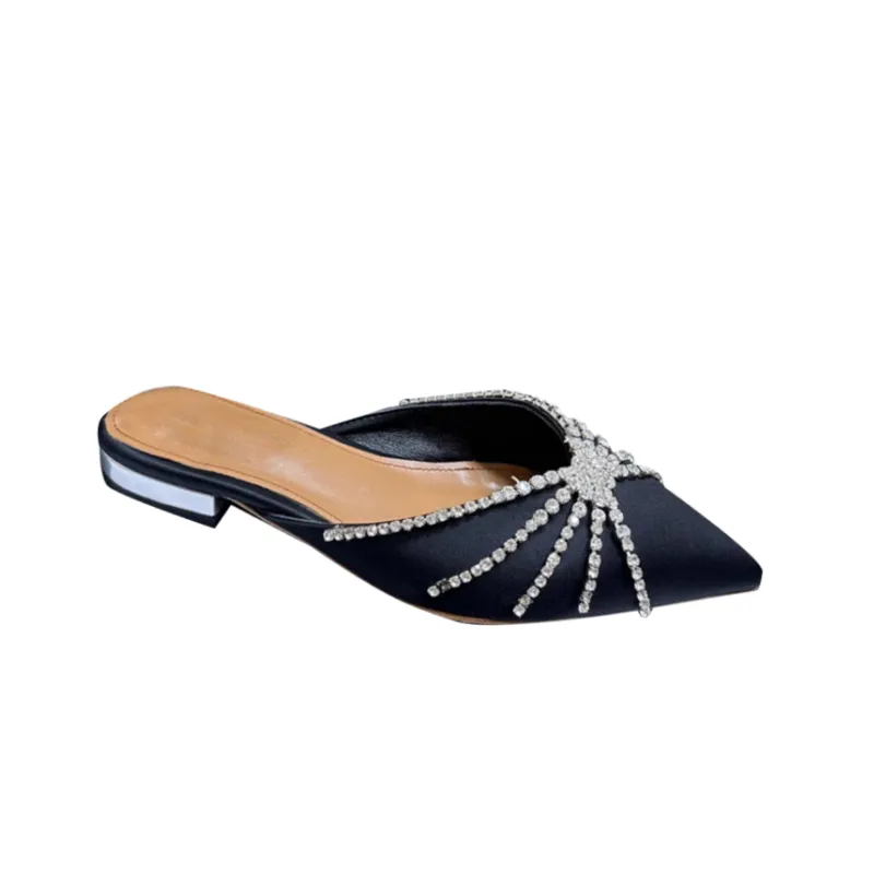 JOHSI Diamante Slippers Slides