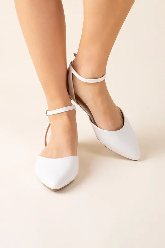 LINDEN ANKLE STRAP FLATS