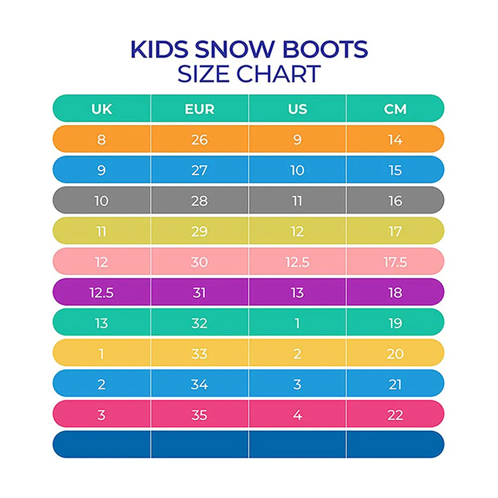 Little Surprise Box, Silver & Fuchsia Pink Waterproof Winter Snow Boots for Kids for minus temperature