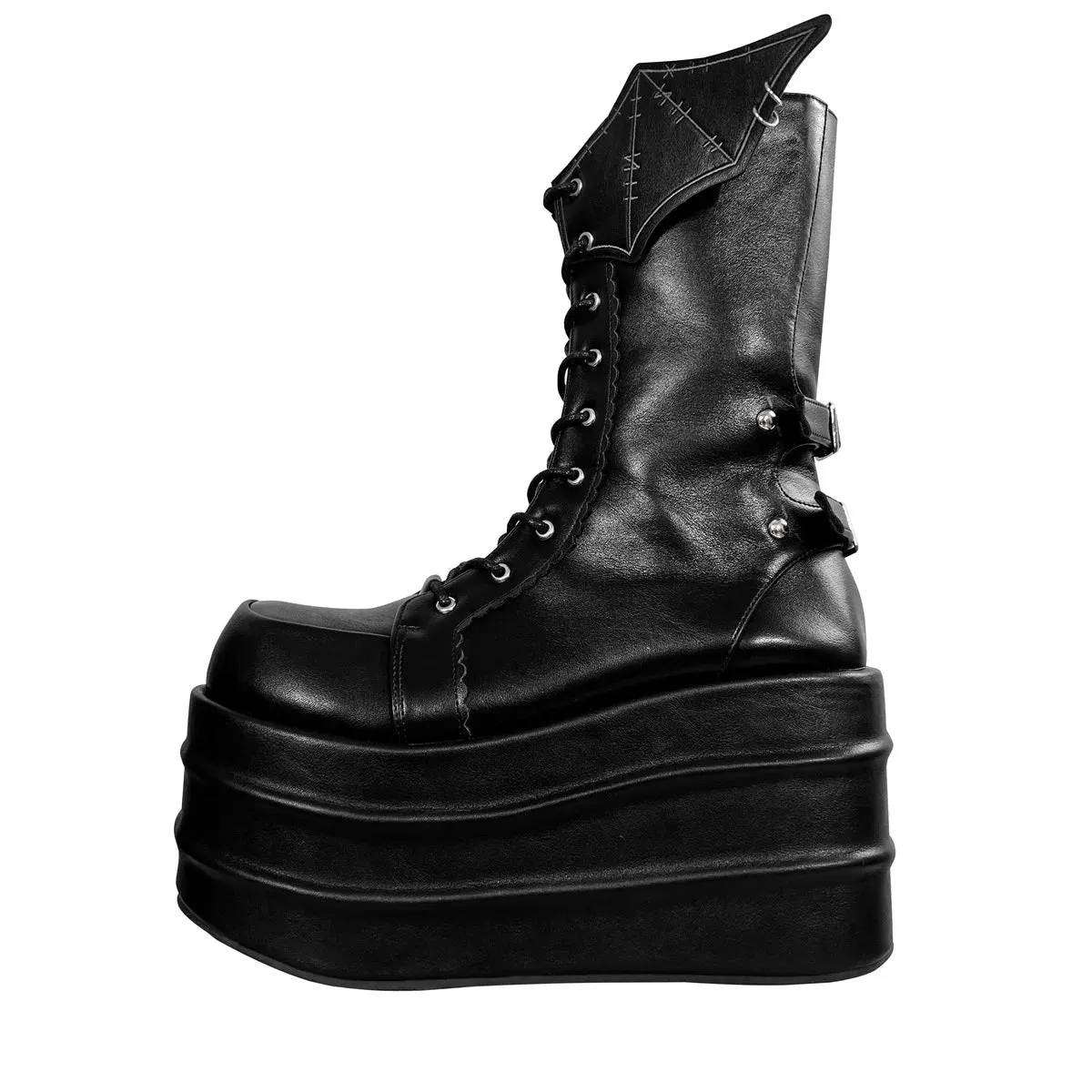 Lolita Boots With Wing Accents