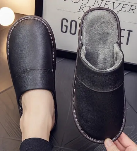 Luxurious and comfortable leather slippers | Ideal for everyday use