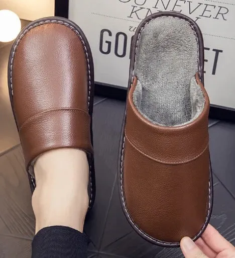 Luxurious and comfortable leather slippers | Ideal for everyday use