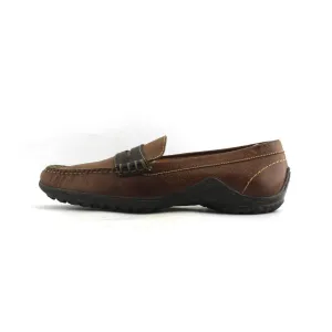 MARTIN DINGMAN BUFFALO LEATHER PENNY LOAFER