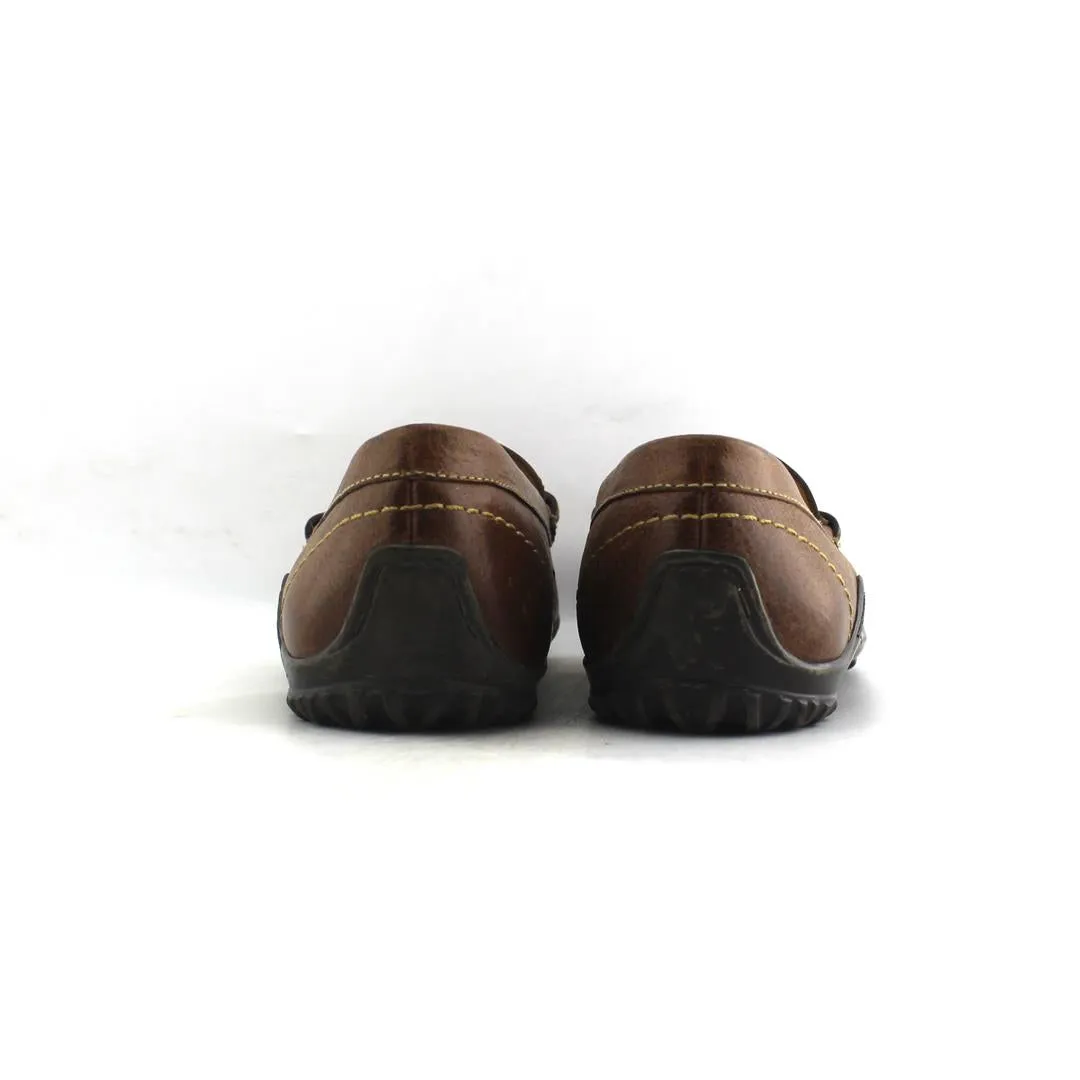 MARTIN DINGMAN BUFFALO LEATHER PENNY LOAFER