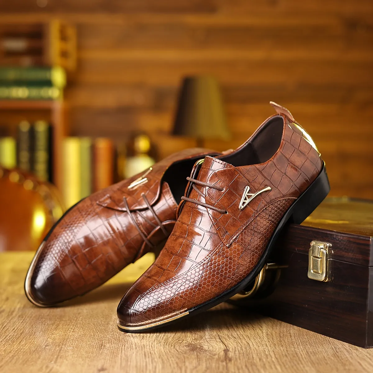 Men's PU Leather Shoes For Wedding  | Size  8 9 11  12  And Others