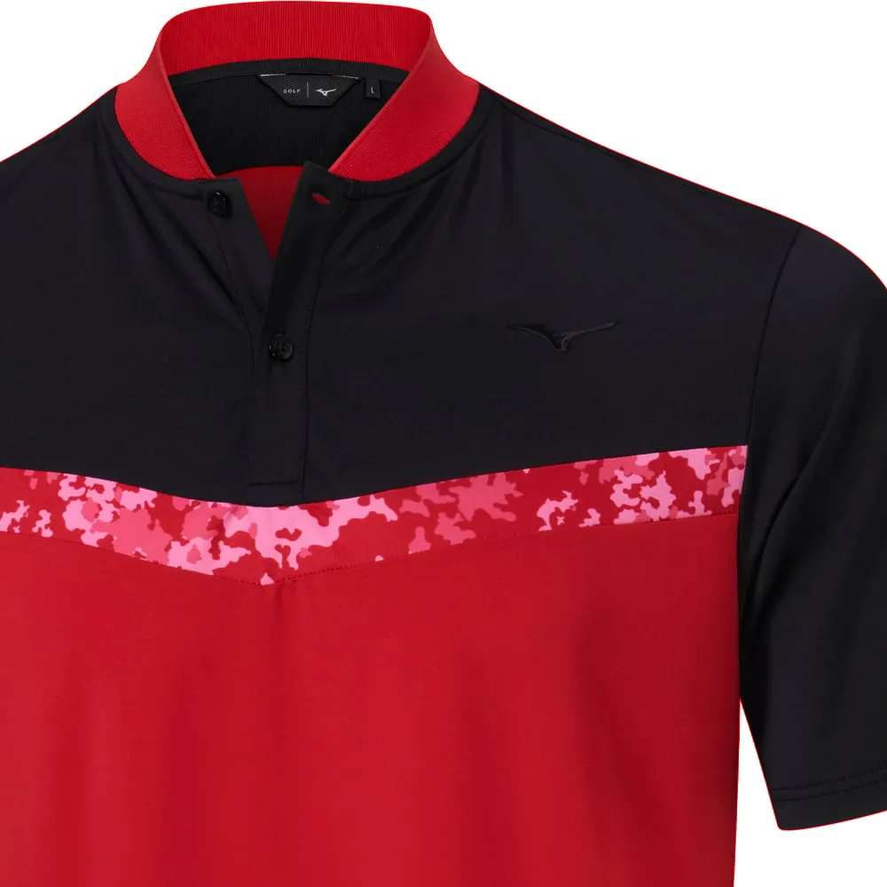 Mizuno Floral GC Polo Shirt - Red