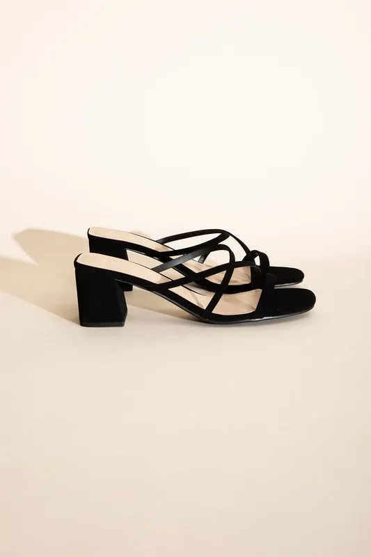 MULE SANDAL HEELS