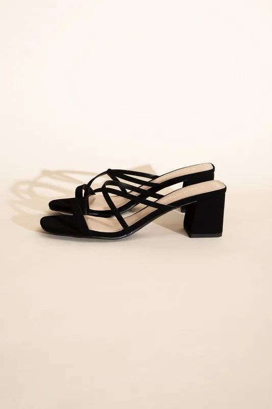MULE SANDAL HEELS