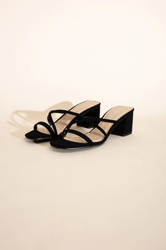 MULE SANDAL HEELS