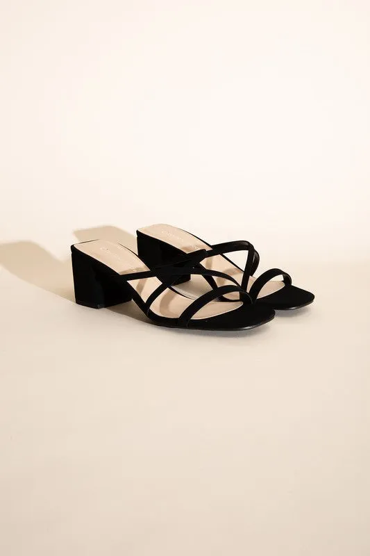 MULE SANDAL HEELS