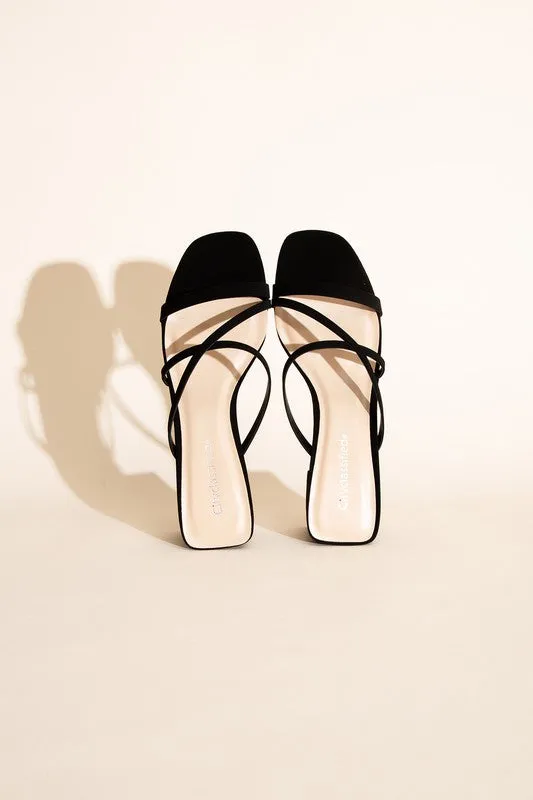 MULE SANDAL HEELS