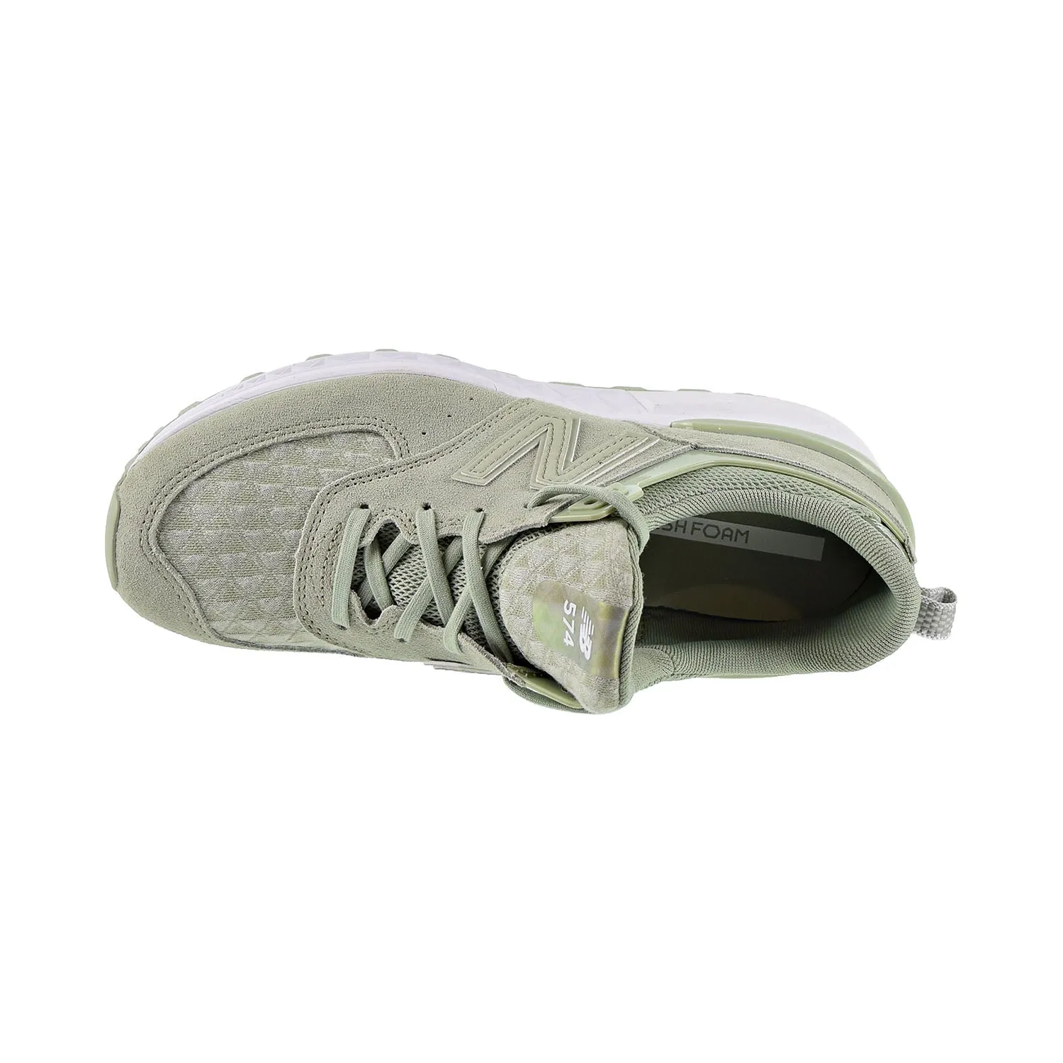 New Balance 574 Women's Shoes Silver Mint