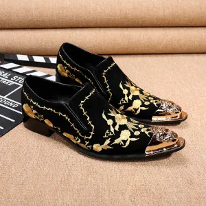 New men's business formal shoes British carved leather fashion groom wedding suit shoes lace-up single leather shoes