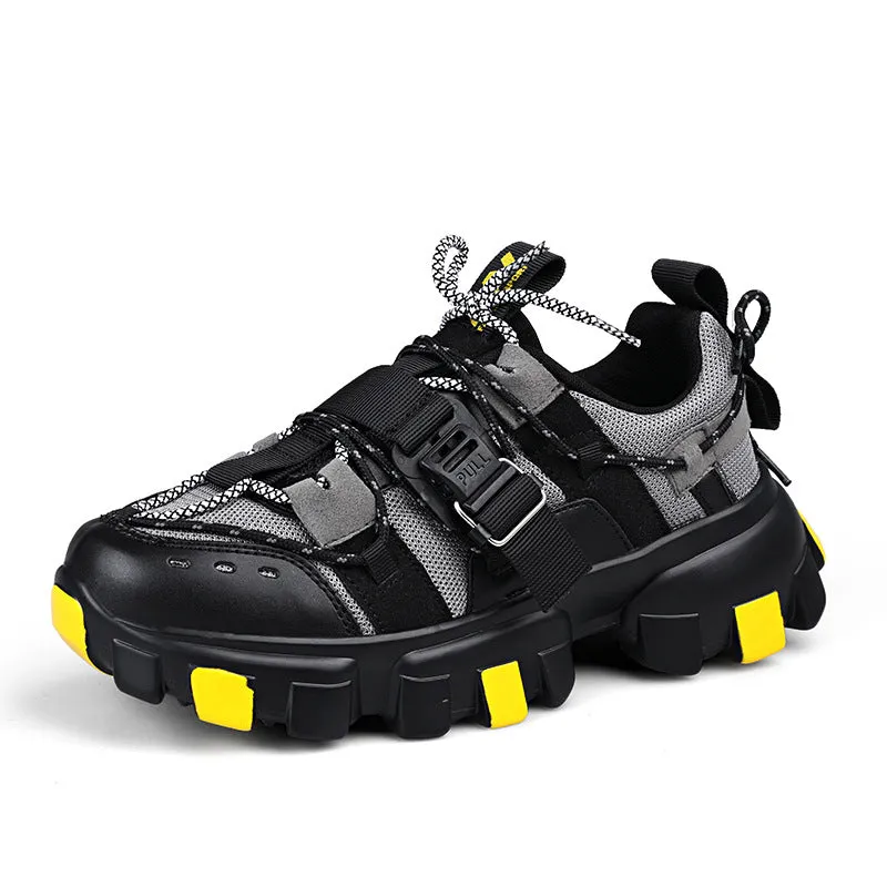 Online celebrity ins daddy shoes mesh men's casual sports shoes students plus size running shoes foreign trade men's shoes