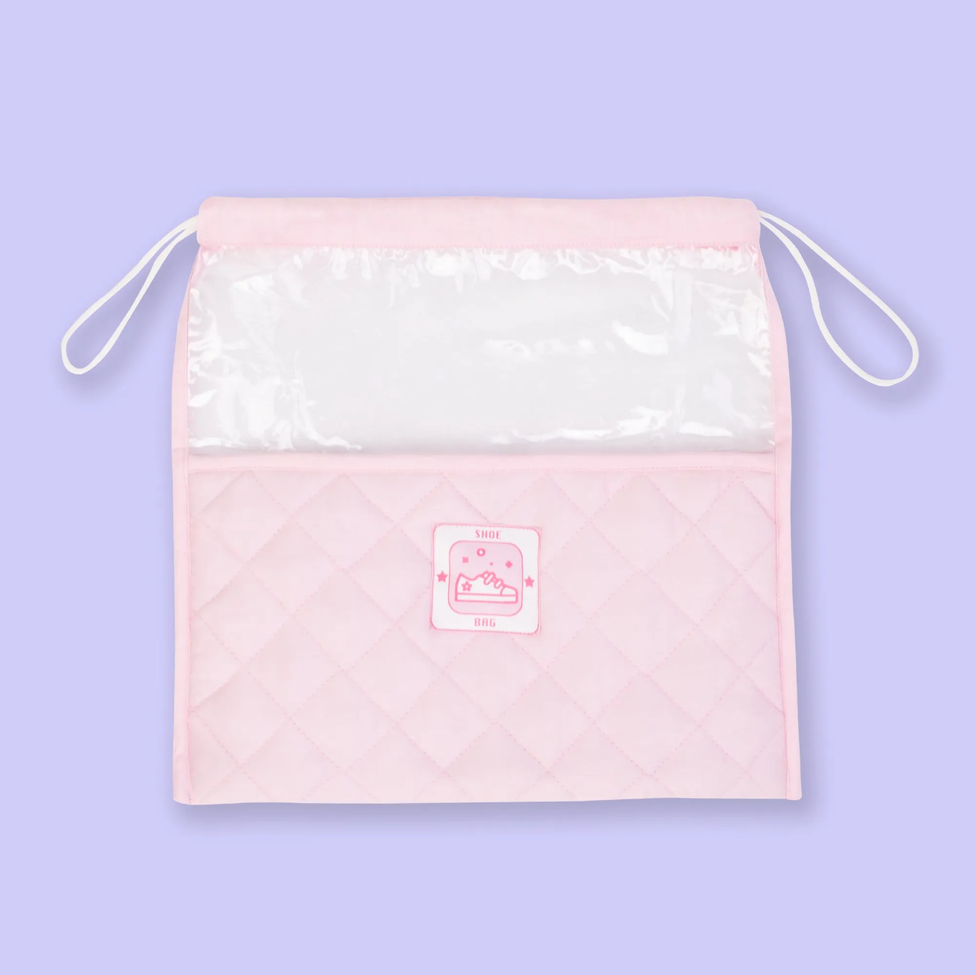 Organic Baby Shoe Bag - Pink