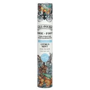 Poo-Pourri, Sole-Pourri™  Shoe   Foot Odor Eliminator, Citrus Mint, 0.34 fl oz (10 ml)