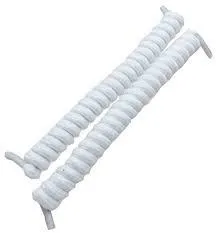 Providence Spillproof No Tie Curly Elastic Shoelaces