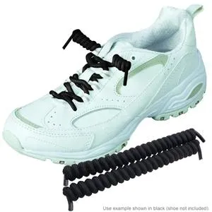 Providence Spillproof No Tie Curly Elastic Shoelaces