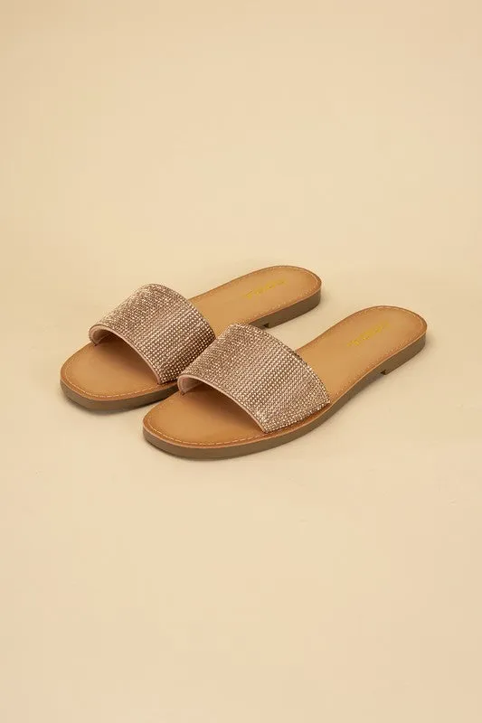 SODA JUSTICE Rhinestone Slides