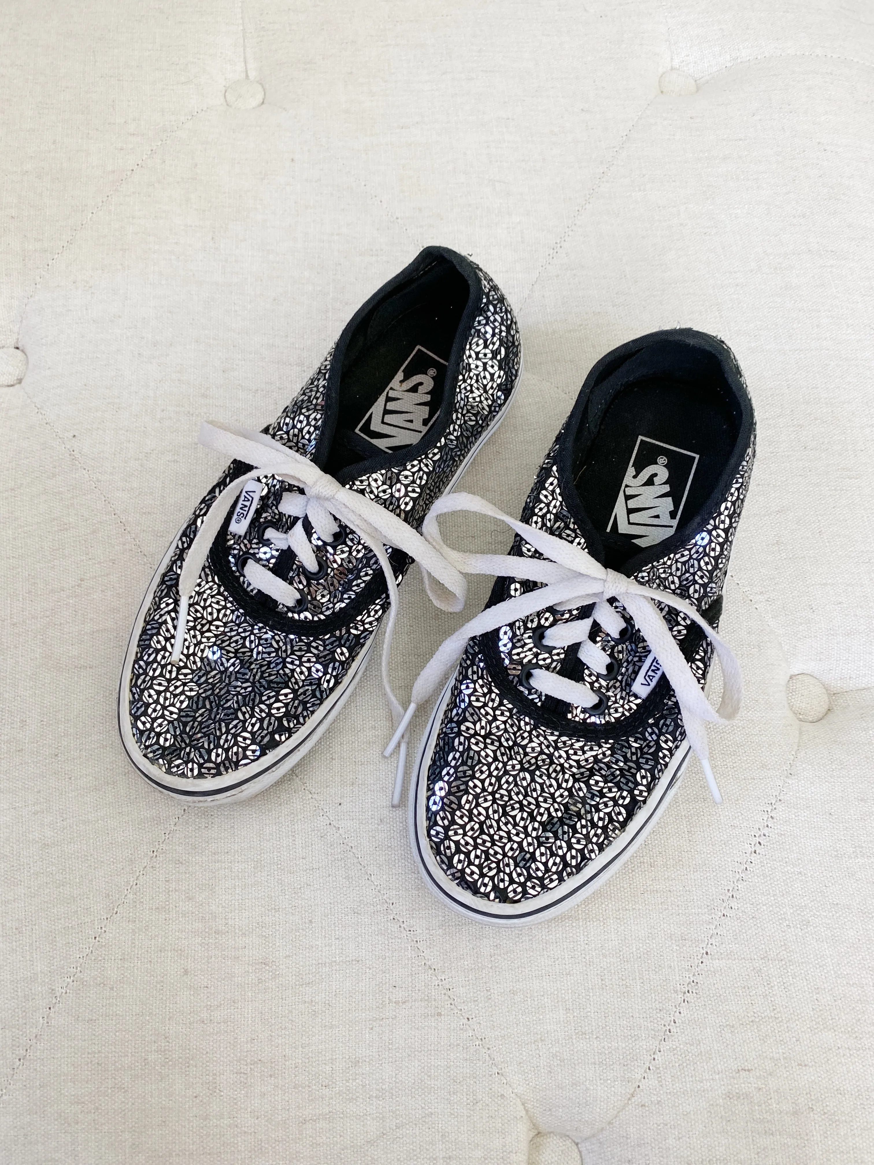 VANS Sequins Sneakers Women's 5.5