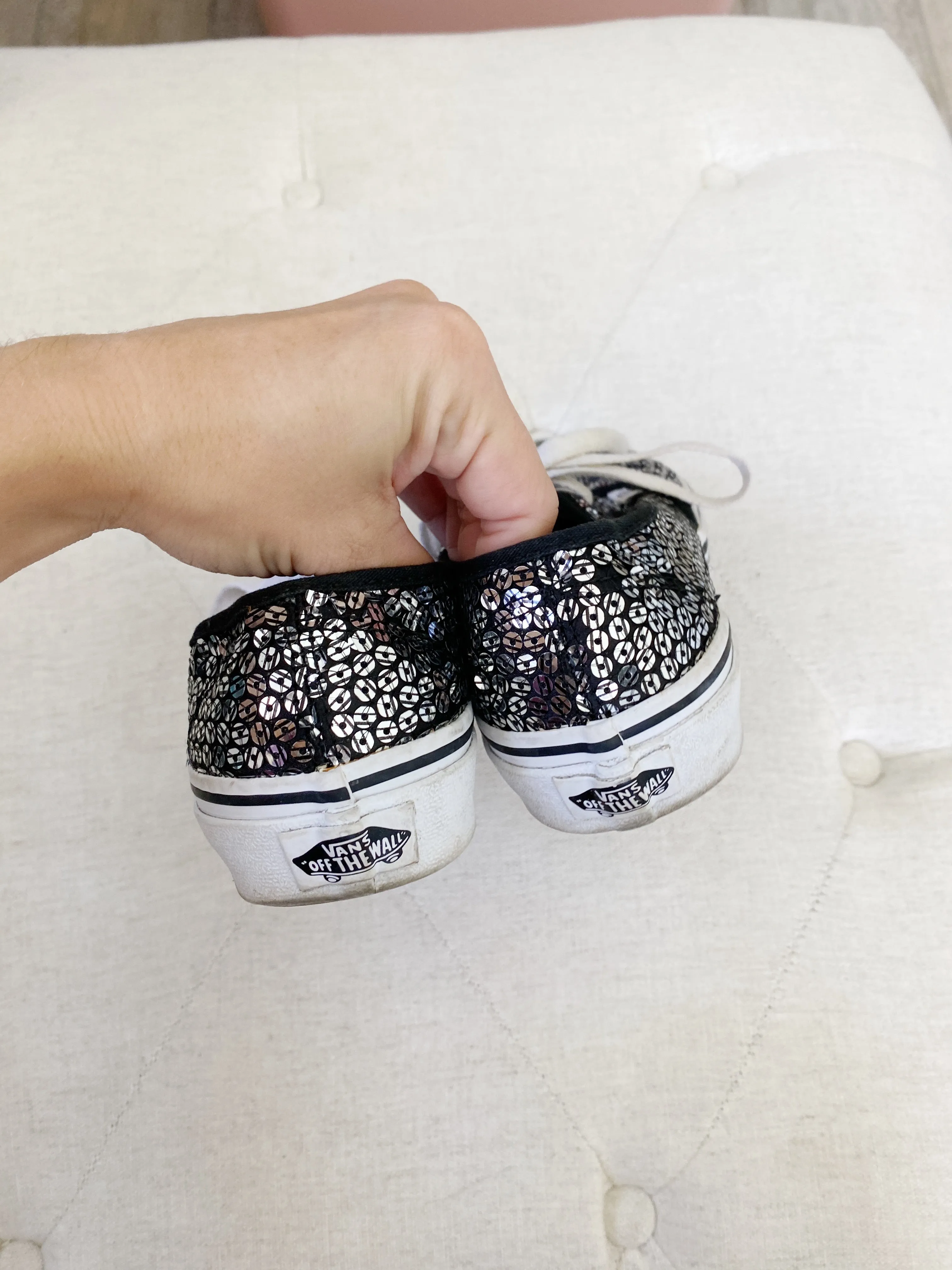 VANS Sequins Sneakers Women's 5.5